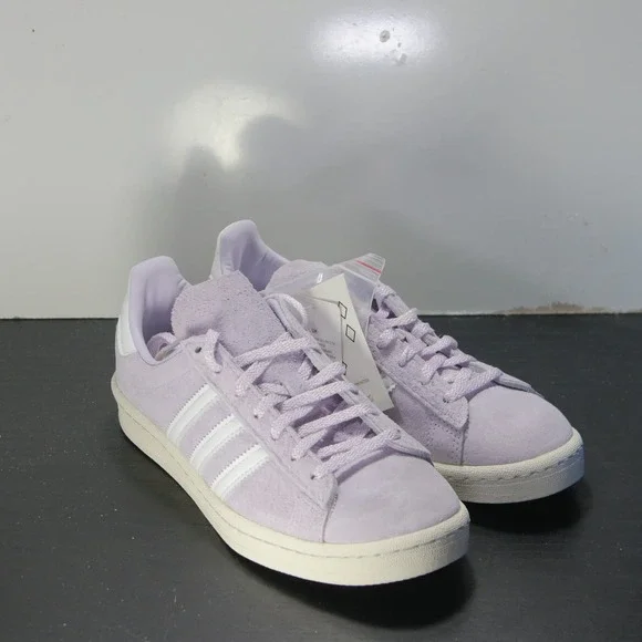 adidas Campus 80s Low Size 6youth=7.5womens Light Purple White Running Sneakers - Picture 2 of 10
